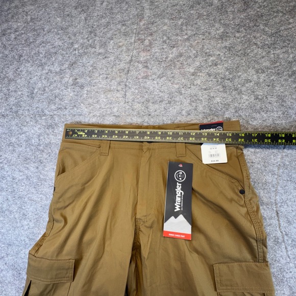 Wrangler ATG Mens Range Cargo Pants 32x32 Brown Stretch Hiking Utility 112359932 - Picture 5 of 15